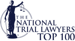 National Trial Lawyers Top 100 badge.